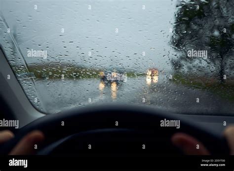 Driving In Heavy Rain Hi Res Stock Photography And Images Alamy