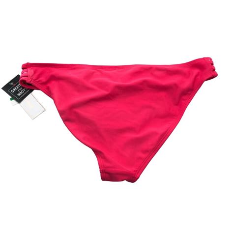 Salt Cove Juniors Strappy Side Hipster Bikini Bottoms Red Xl Ebay