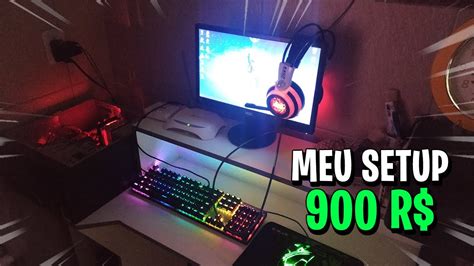 MEU SETUP HUMILDE DE 900 R PARA JOGAR FREE FIRE YouTube