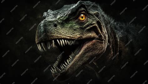 Premium Photo | A tyrannosaurus rex is shown in a scene from the ...