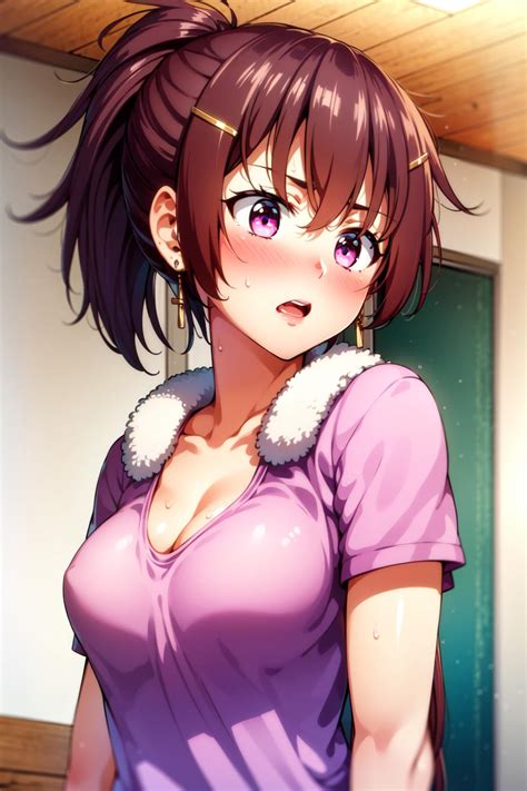 Ai Art Lora Model Momozono Momoka Dokyuu Hentai Hxeros Pixai