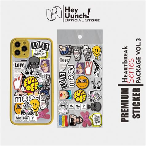 Sticker Case Handphone Laptop Tumblr Bujo Aesthetic Skateboard Sarcasm