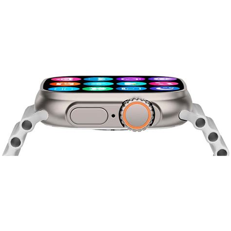 DT NO.1 DT8 Ultra Max Plata - Reloj inteligente