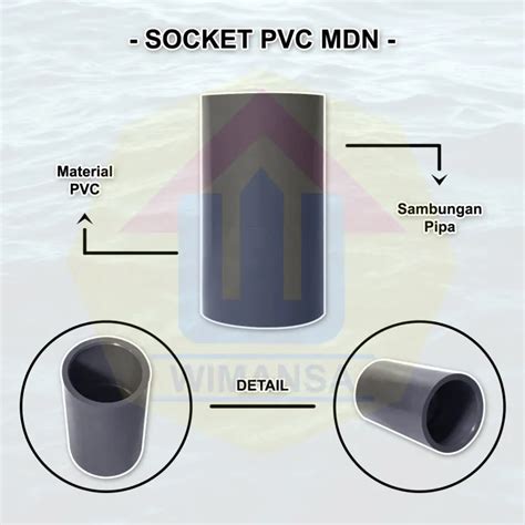 SOCKET PVC MDN SAMBUNGAN PIPA PVC Lazada Indonesia