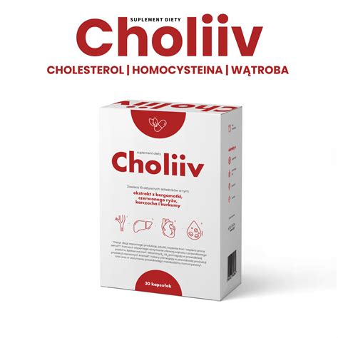 CHOLIIV KAPSUŁKI NA PRAWIDŁOWY POZIOM CHOLESTEROLU 14243245164 Allegro pl