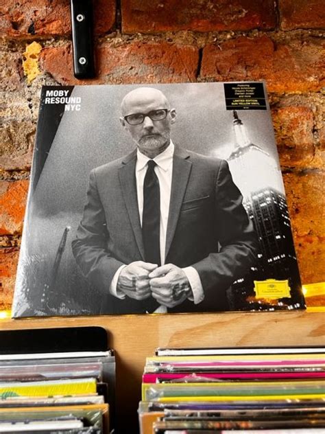 LP Records Moby Resound NYC Sun Yellow Vinyl 2LP