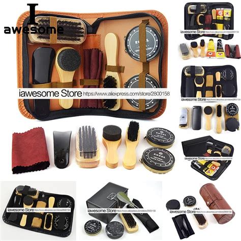 Kit D Entretien Professionnel Pour Chaussures En Cuir Portable Pour