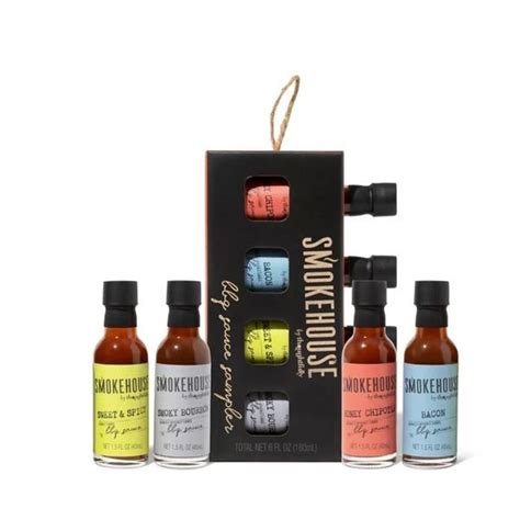 NEW SMOKEHOUSE BBQ SAUCE SAMPLER - 180ML PER