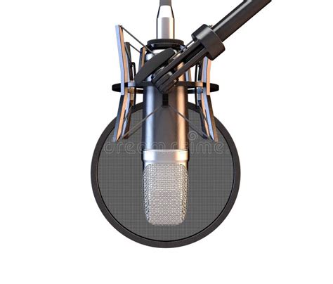 Hanging Condenser Microphone Stock Illustration Illustration Of