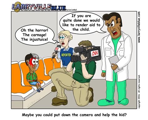 Larryville Blue Police Comic The Press