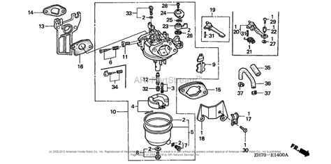 Honda Gx Parts Diagram