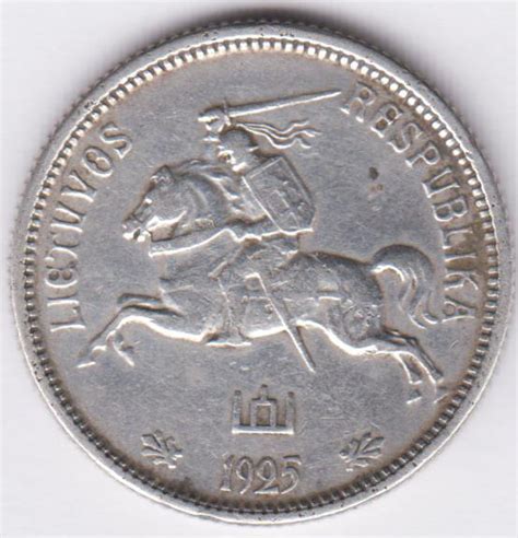 Литва 2 лита 1925*
