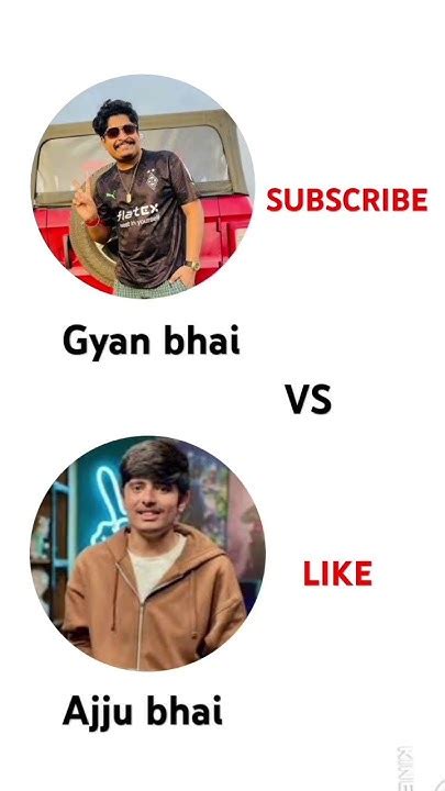 Gyan Gaming Vs Ajju Bhai Ajju Bhai Wale Like Karen Aur Gyan Gaming Wale