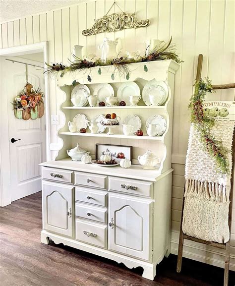 Antique White Display Cabinet For Dining Room Soul Lane