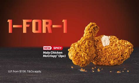 McDonald S Has 1 FOR 1 Mala Chicken McCrispy And 6 Double Cheeseburger