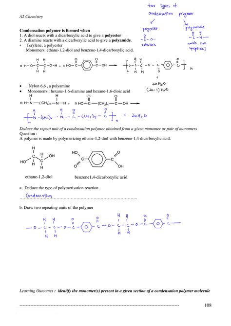 Solution Alevel Polymerisation Studypool