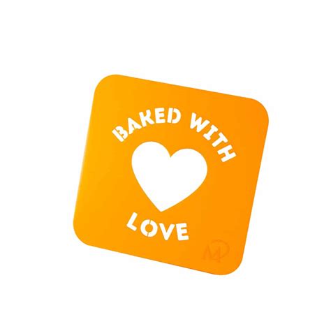 Mehlschablone Baked With Love X Mm Marcel Paa Shop Deutschland