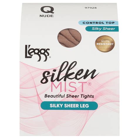 Save On L Eggs Silken Mist Nude Q Beautiful Sheer Tights Order Online Delivery Stop Shop