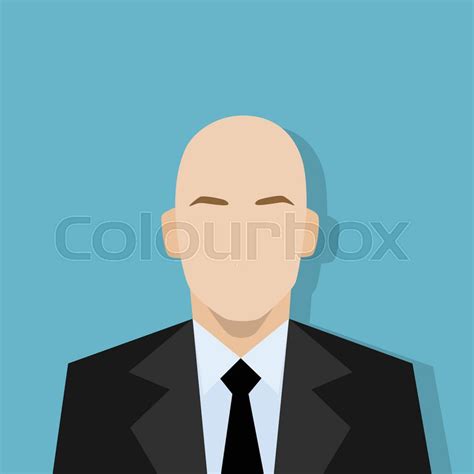 Businessman Profile Icon Male Portrait Stock Vector Colourbox