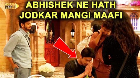 Abhishek Kumar Ne Todi Munawar Aur Mannara Se Dosti Fir Hath Jodkar