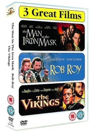 Amazon Co Jp The Man In The Iron Mask Rob Roy The Vikings DVD By