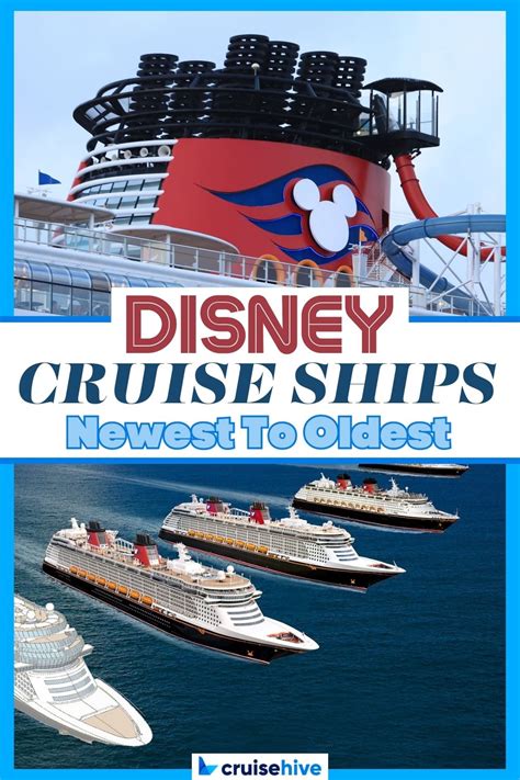 Disney Cruise Ships: Newest to Oldest