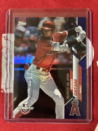 Shohei Ohtani 2020 Topps Opening Day BLUE Foil I31 Only 2020 43 Mint