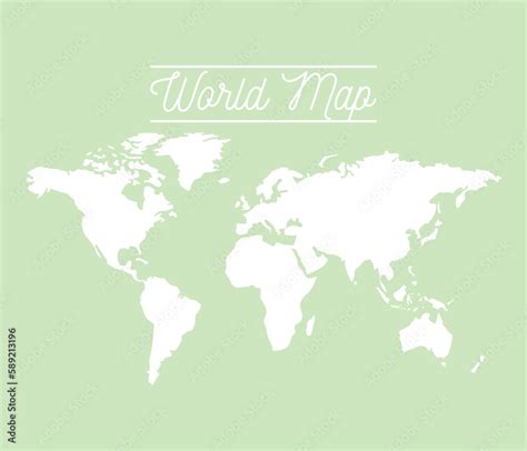 World map vector. Flat Earth map vector. World map vector illustrations ...