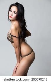 Beautiful Sexy Asian Woman Lingerie 스톡 사진 203090245 Shutterstock
