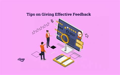 Ways To Give Effective Employee Feedback Eleap