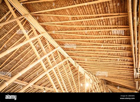 texture background of bamboo roof Stock Photo - Alamy