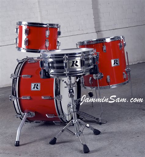 Js Hi Gloss Bright Red On Drums Discontinued Jammin Sam