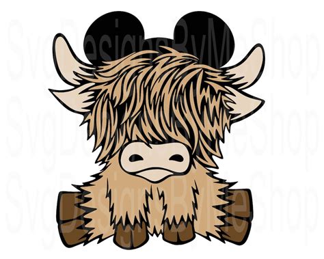 Highland Cow Svg, Cow Svg, Digital File, Digital Download Svg, Png, Eps ...