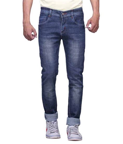 X Cross Blue Denim Regular Fit Jeans For Men Buy X Cross Blue Denim