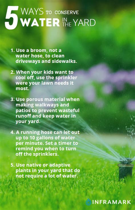 5 Ways To Conserve Water In The Yard Harris County Municipal Utility