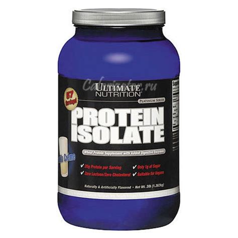 Протеин Ultimate Protein Isolate - калорийность, полезные свойства ...