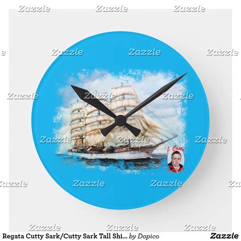 Reloj Redondo Mediano Regata Cutty Sarkcutty Sark Tall Ships Race