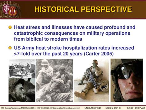 Ppt Us Army Medical Research And Materiel Command Heat Stroke In The