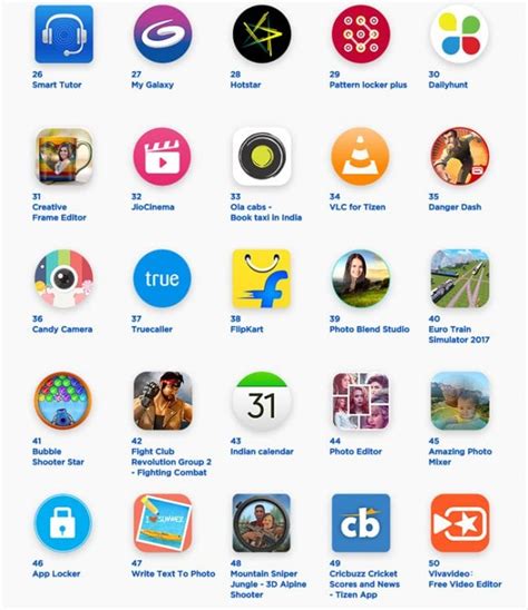 Top 100 Best Tizen Apps for October 2017