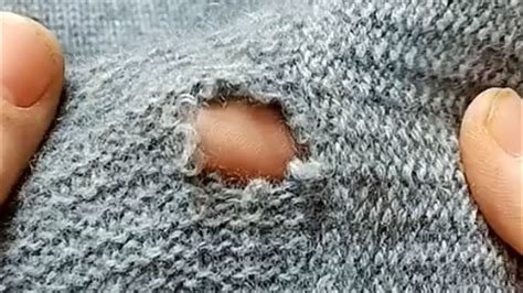 How To Perfectly Repair Holes In Knitted Sweaters Without Leaving Any