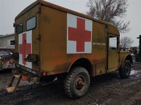 1969 Willys Overland M725 Ambulance Military Jeep Kaiser Willys 4x4