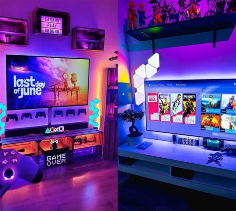 Best Gaming Entertainment Centers And Tv Stand Setup Ideas