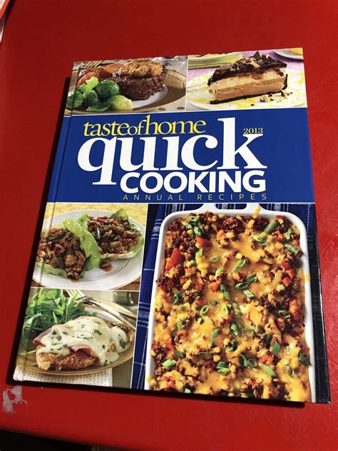 Taste Of Home Quick Cooking Annual Recipes 2013 Hardcover Ebay