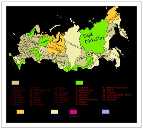 Mapa De Rusia En La Actualidad Tour Gratis Rusia