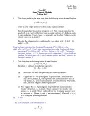 Problem Set 8 Solutions Kaushik Basu Spring 2008 Econ 367 Game