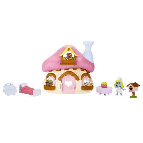 Домик Смурфиков со Смурфити (Smurfs Mushroom House with Smurfette ...