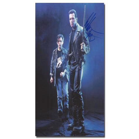 Edward Furlong & Arnold Schwarzenegger Terminator 2 8x10 Signed by ...