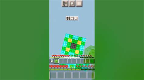 Easy Mlg In Mcpe With Slime And Powder Snow Bucket Minecraftgaming