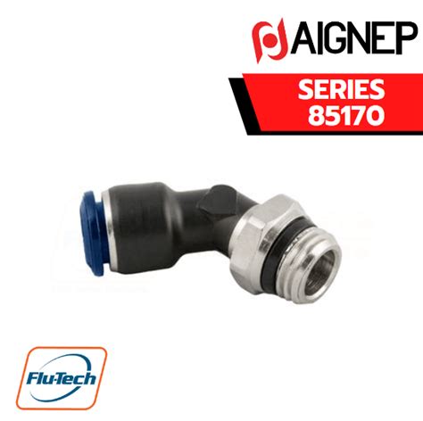 Aignep Series Orienting Elbow Male Adaptor