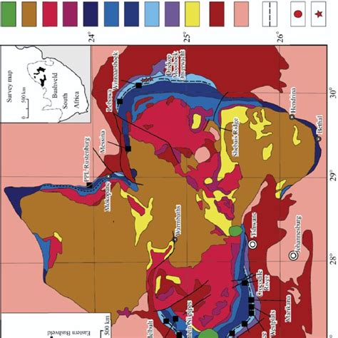 Map of Bushveld Complex | Download Scientific Diagram